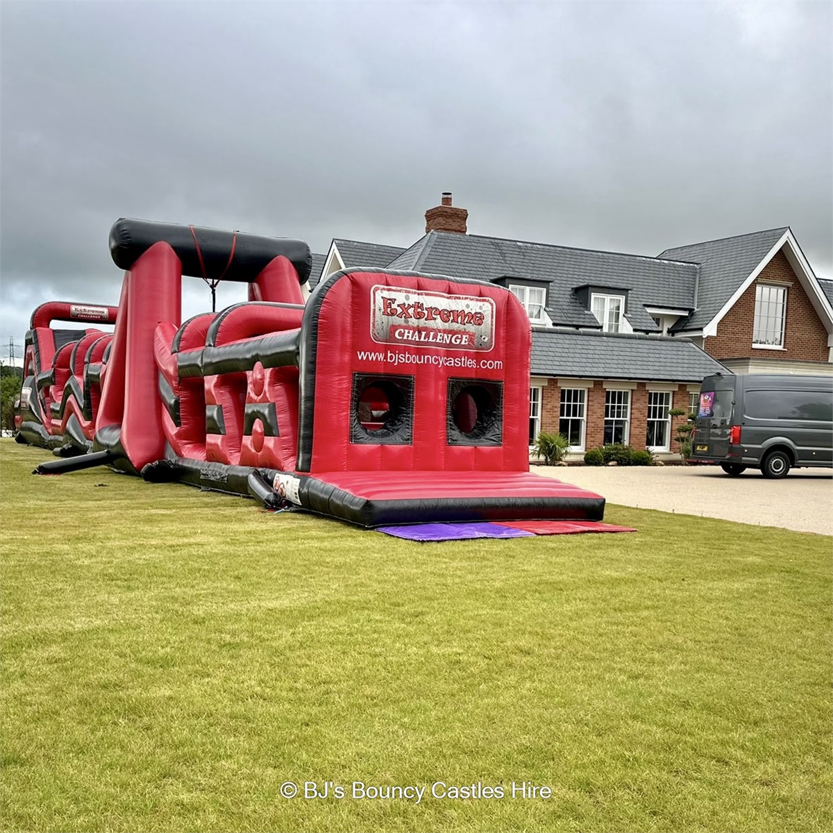 Extreme Challenge Assault Course Hire | Giant 100ft Inflatable