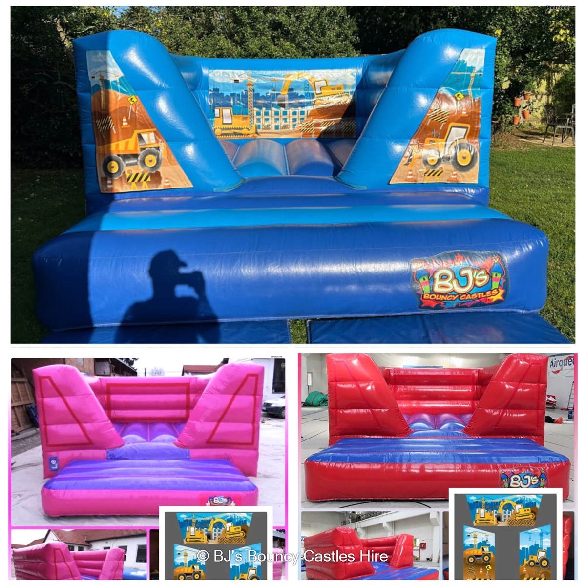 Construction & Diggers Low Height Bouncy Castles Best Bouncy Castle