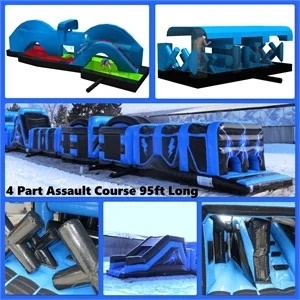 100ft Lightning Assault Course Hire | Bexley, Dartford, Croydon