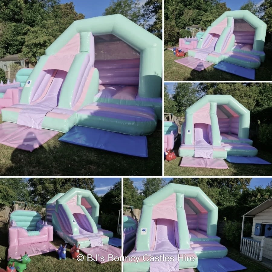 Pastel Bouncy Castles & Pastel Soft Play Hire Best Bouncy Castle Hire
