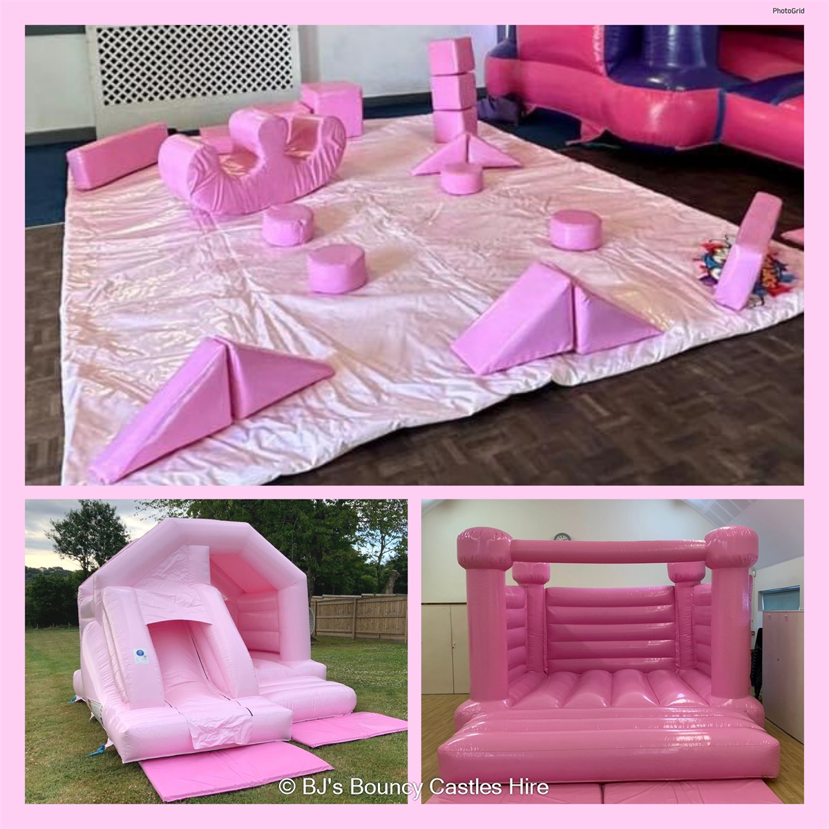 Pastel Pink Soft Play Package 07 (INSIDE ONLY) Best Bouncy Castle