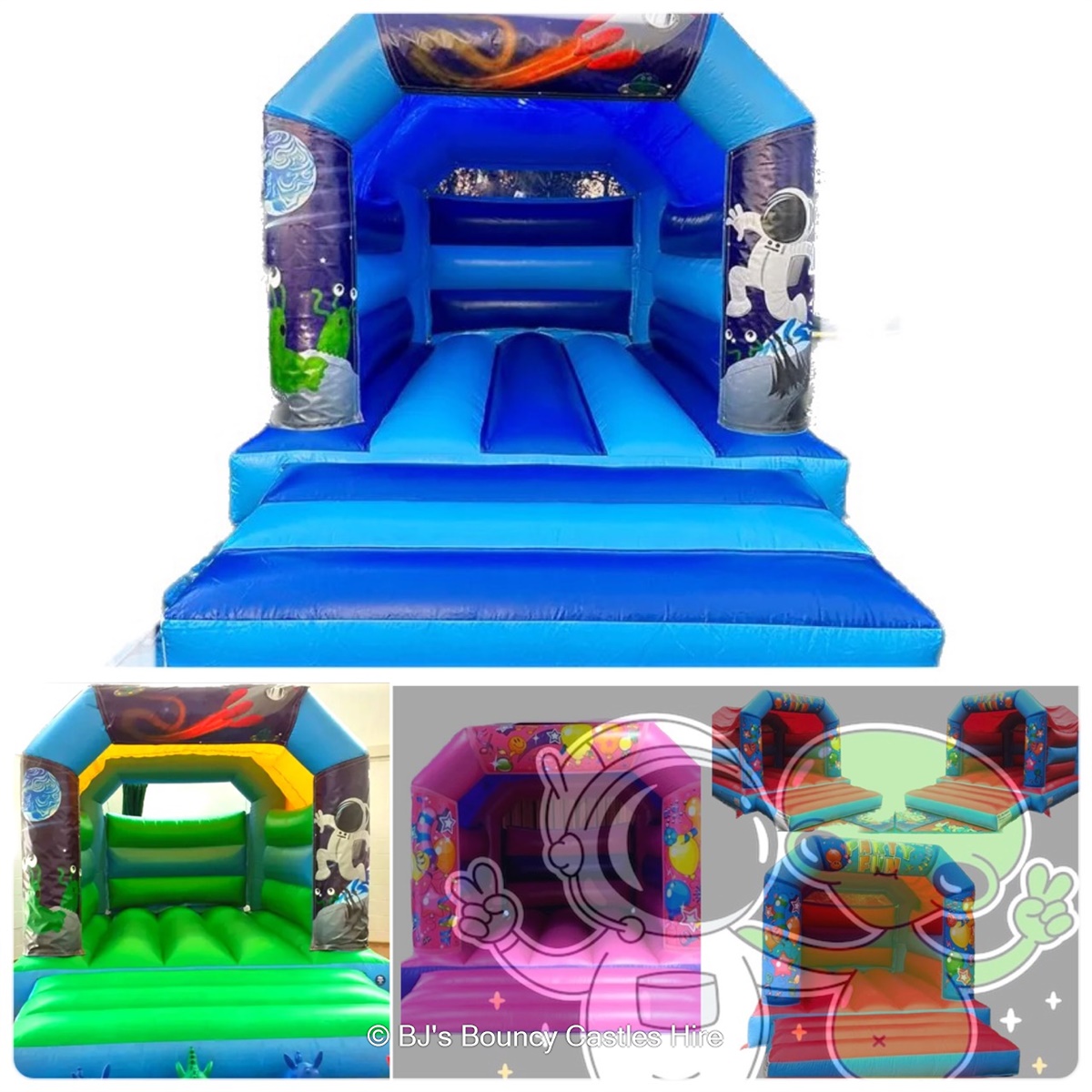 Space Aliens & Rockets Bouncy Castles Bouncy Castle Hire and Event